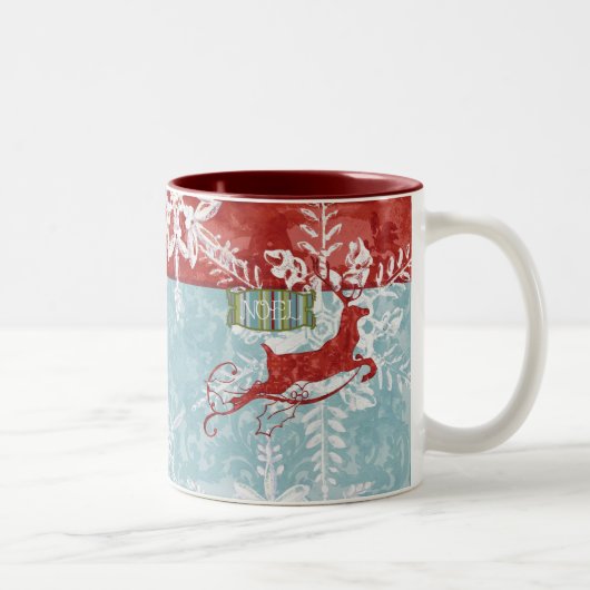 コンテンポラリークリスマストナディアノールコーヒーカップ ツートーンマグカップ (右)