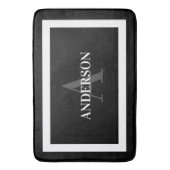 コンテンポラリーコロニアル縁どワイドバスマット バスマット (正面縦)