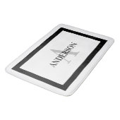 コンテンポラリーコロニアル縁どワイドバスマット バスマット (アングル)