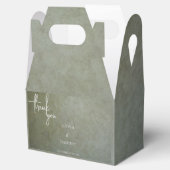 コンテンポラリーゴールデンフェイクセージ絵を描スエド結婚ズ フェイバーボックス (オープン)