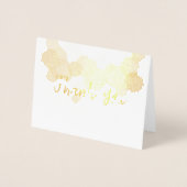 コンテンポラリーサークルサンキュー 箔カード (正面)