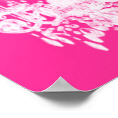 コンテンポラリーシャンデリアシルエットアート – プリント#1 ポスター (角)