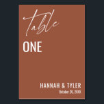 コンテンポラリーシンプルエレガントテラコッタ テーブルナンバー<br><div class="desc">はっきりしたシンプルコンテンポラリーエレガント.このデザインは、目を引く独特のユニーク作品の成長コレクションを補完する。[テンプレート]フィールドを使用して、プレースホルダの詳細を変更し、デザインを自分のものにする。このコレクションでは、他の色やスタイルを使用できる。背景を任意の色に変更することもできます。</div>