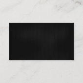 コンテンポラリーシンプル平黒名刺 名刺 (裏面)