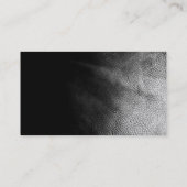 コンテンポラリーシンプル平黒名刺 名刺 (裏面)