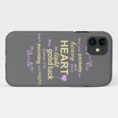 コンテンポラリータイポグラフィアイリシ賛美ッシュのグレー Case-Mate iPhoneケース (裏面(横))