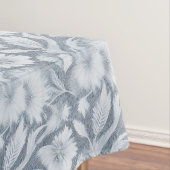 コンテンポラリーチャーム：グレーと白の抽象芸術 テーブルクロス (インサイチュ)