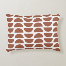 コンテンポラリーテラコッタ抽象芸術幾何プリント