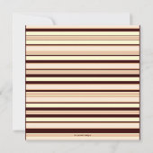 コンテンポラリーニューイストライプズイヴパーティの招待状 招待状 (裏面)