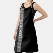 コンテンポラリーパーソナライズされた白黒 エプロン (インサイチュ)