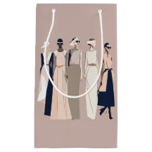 コンテンポラリーファッションイラストレーションスワッグバッグ