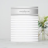 コンテンポラリーフェイクグラデーション銀ストライプ製品 (スタンド正面)