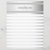 コンテンポラリーフェイクグラデーション銀ストライプ製品 (正面)