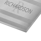 コンテンポラリーフェイクグラデーション銀ストライプ製品 カッティングボード (角)