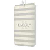 コンテンポラリーフェイクグラデーション銀ストライプ製品 カーエアーフレッシュナー (左)