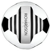 コンテンポラリーフェイクグラデーション銀ストライプ製品 サッカーボール (回転)