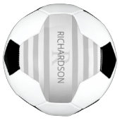 コンテンポラリーフェイクグラデーション銀ストライプ製品 サッカーボール (回転)