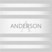 コンテンポラリーフェイクグラデーション銀ストライプ製品 シール (正面)