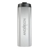 コンテンポラリーフェイクグラデーション銀ストライプ製品 タンブラー (正面)