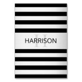 コンテンポラリーフェイクグラデーション銀ストライプ製品 テーブルナンバー (裏面)