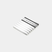 コンテンポラリーフェイクグラデーション銀ストライプ製品 ポストイット (アングル)