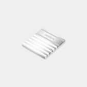 コンテンポラリーフェイクグラデーション銀ストライプ製品 ポストイット (アングル)