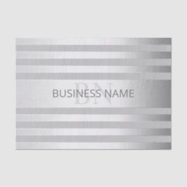 コンテンポラリーフェイクグラデーション銀ストライプ製品 薄葉紙