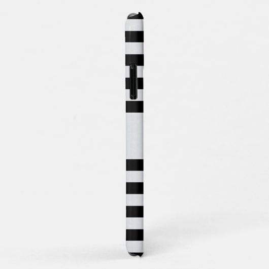 コンテンポラリーフェイクグラデーション銀ストライプ製品 Case-Mate iPhoneケース (裏面/右)