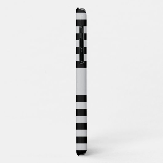 コンテンポラリーフェイクグラデーション銀ストライプ製品 Case-Mate iPhoneケース (裏面/左)