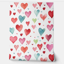 コンテンポラリーベビー子供部屋ハートパターン