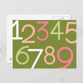 コンテンポラリーベビー |数値II ポストカード (正面/裏面)