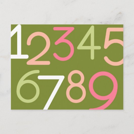 コンテンポラリーベビー |数値II ポストカード (正面)