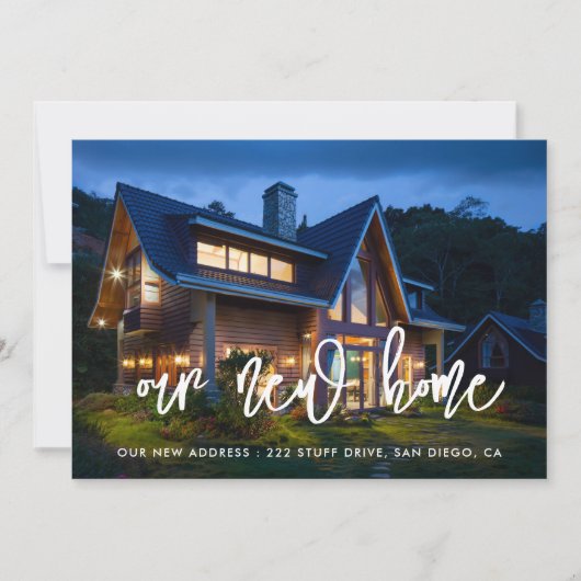 コンテンポラリーモダン写真の動き 案内状 (正面)