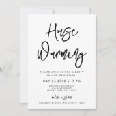 コンテンポラリーモダン引っ越し祝いパーティーパーティー 招待状 (正面)