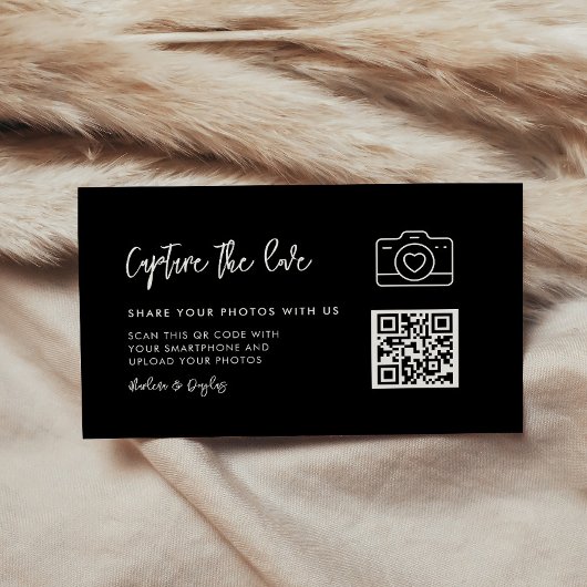 コンテンポラリーモダン恋を捉える エンクロージャーカード