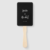 コンテンポラリーモダン結婚式 ハンドファン (正面)