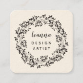 コンテンポラリーリース型デザインアーティストスクエア 予約カード (正面)