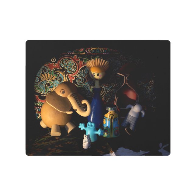 コンテンポラリー出生10x8メタルウォールアート メタルプリント (正面)