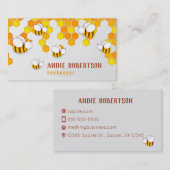 コンテンポラリー切り蜂と蜂の巣屋 名刺 (正面/裏面)