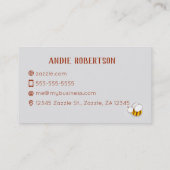 コンテンポラリー切り蜂と蜂の巣屋 名刺 (裏面)