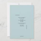 コンテンポラリー卒業発表 案内状 (裏面)