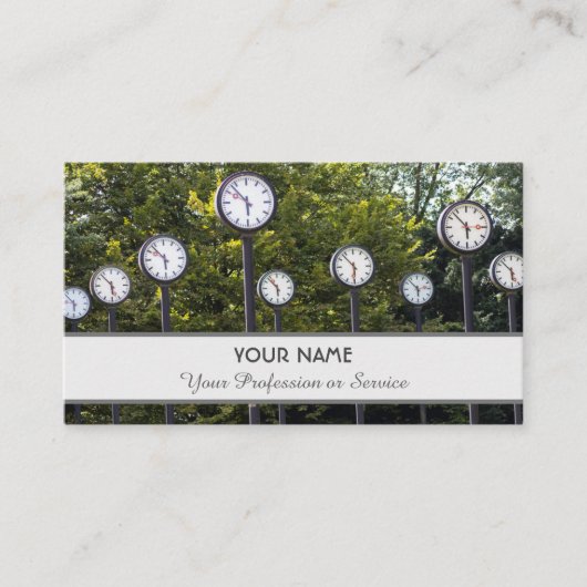 コンテンポラリー名刺及び職業 名刺 (正面)