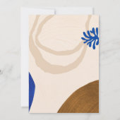 コンテンポラリー抽象芸術アース結婚ズ 招待状 (裏面)