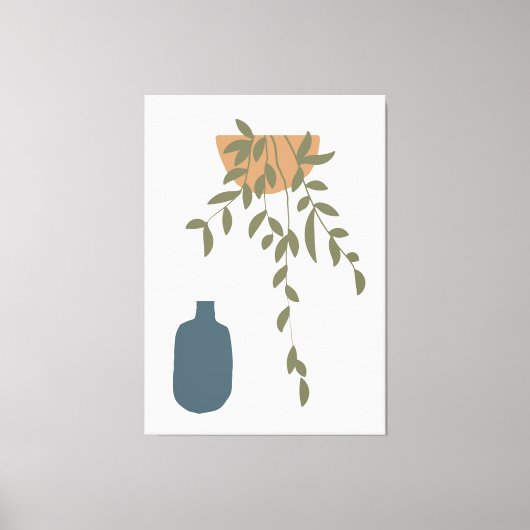 コンテンポラリー抽象芸術ウォールアート キャンバスプリント (正面)