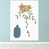 コンテンポラリー抽象芸術ウォールアート キャンバスプリント (インサイチュ (ウッドフロア))