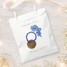 コンテンポラリー抽象芸術シェイプアートブルー結婚タン フェイバーバッグ