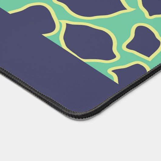 コンテンポラリー抽象芸術名パーソナライズされたデスクマット デスクマット (コーナー)