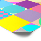 コンテンポラリー抽象芸術幾何学的アートポスター ポスター (角)