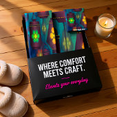 コンテンポラリー抽象芸術数々のランタン2 バスタオルセット