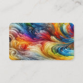 コンテンポラリー抽象芸術旋回スペクトル 名刺 (裏面)